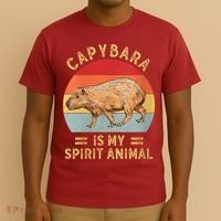Capybara Is My Spirit Animal T-Shirt thumb 3