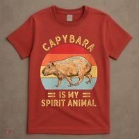 Capybara Is My Spirit Animal T-Shirt thumb 4