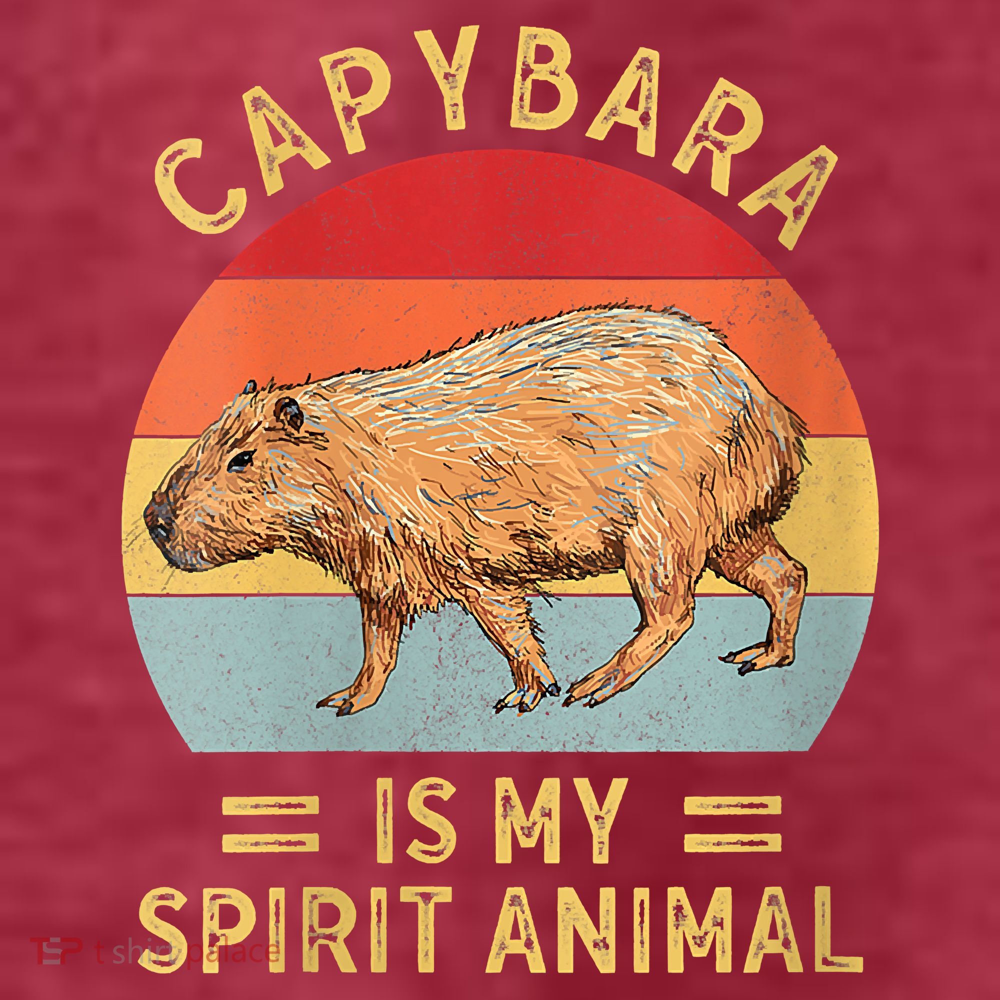 Capybara Is My Spirit Animal T-Shirt