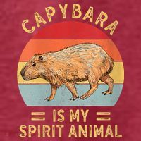 Capybara Is My Spirit Animal Women's T-Shirt thumb 6