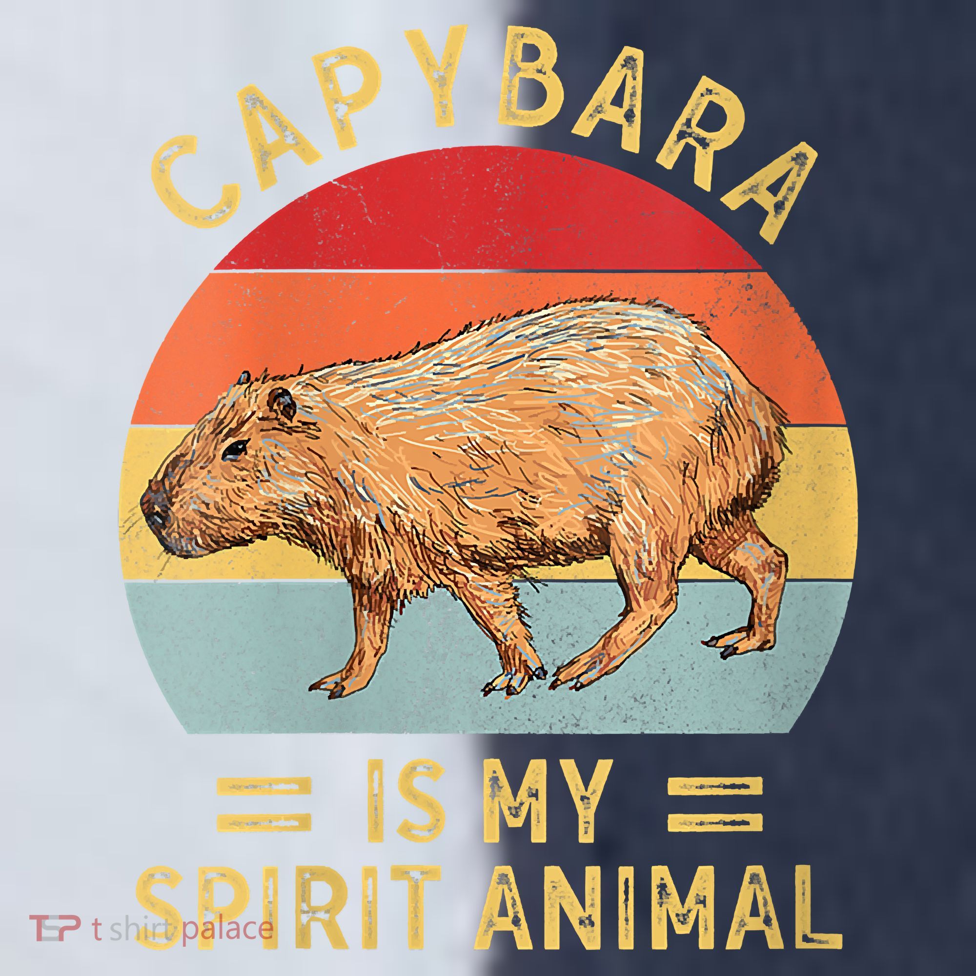 Capybara Is My Spirit Animal Sport-Tek Competitor United Soccer Jersey