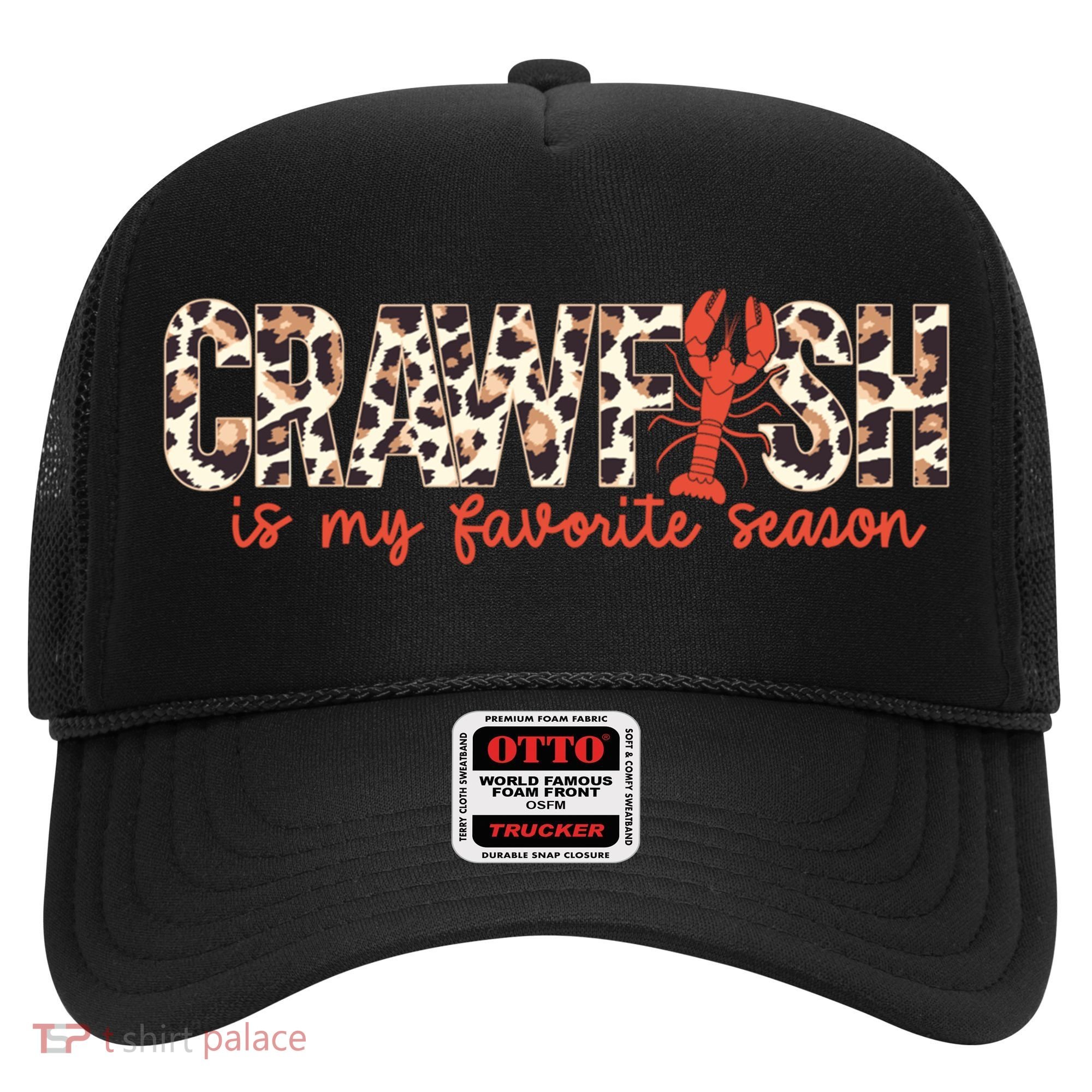 Crawfish Is My Favorite Season Cajun Leopard Lobster Gift Hat