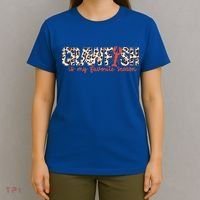 Crawfish Is My Favorite Season Cajun Leopard Lobster Gift T-Shirt thumb 4