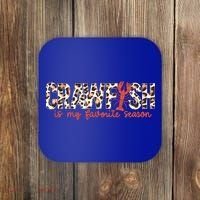 Crawfish Is My Favorite Season Cajun Leopard Lobster Gift Coaster thumb 0
