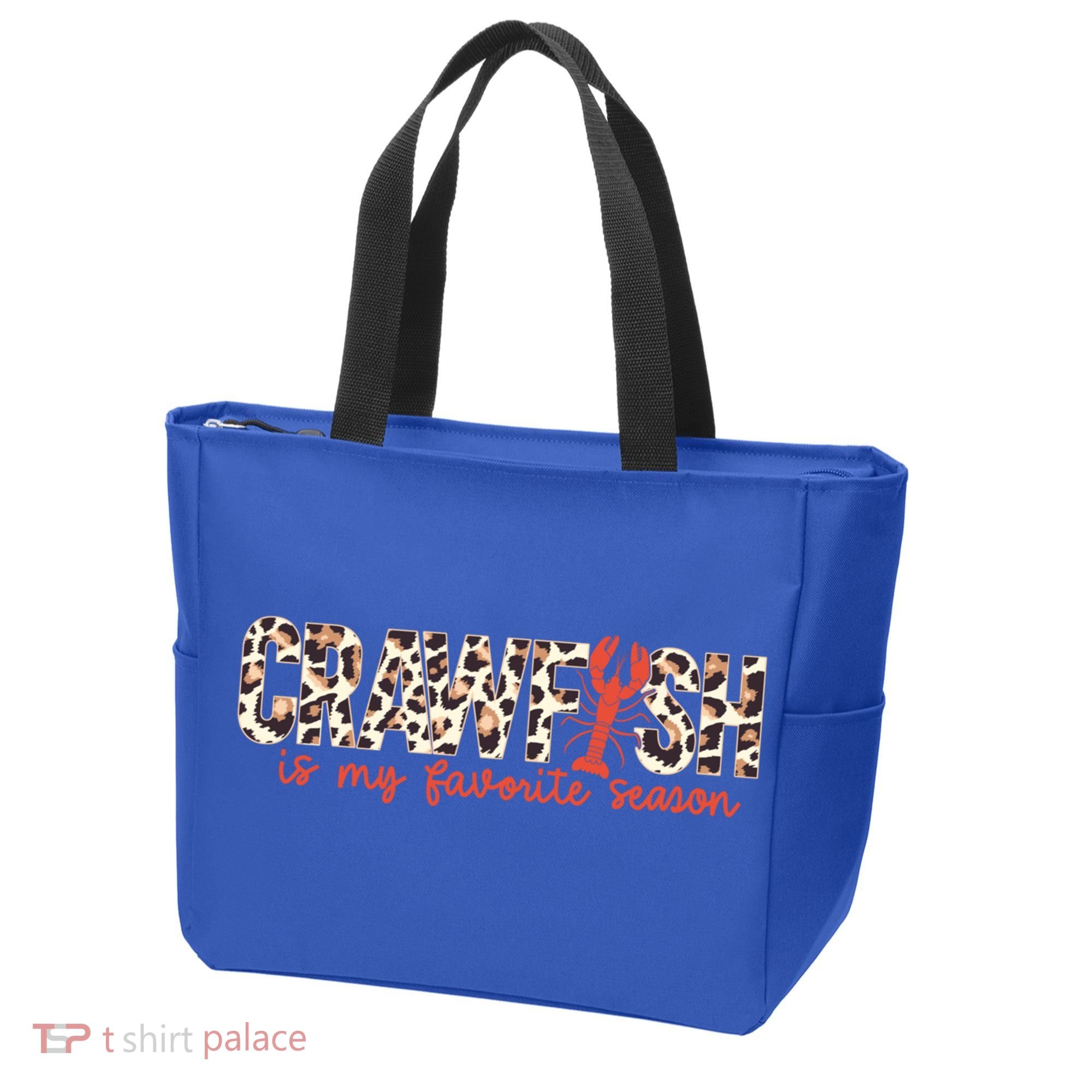 Crawfish Is My Favorite Season Cajun Leopard Lobster Gift Tote Bag