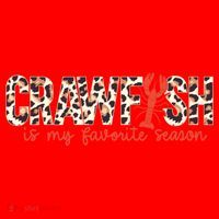 Crawfish Is My Favorite Season Cajun Leopard Lobster Gift Santa Hat thumb 1