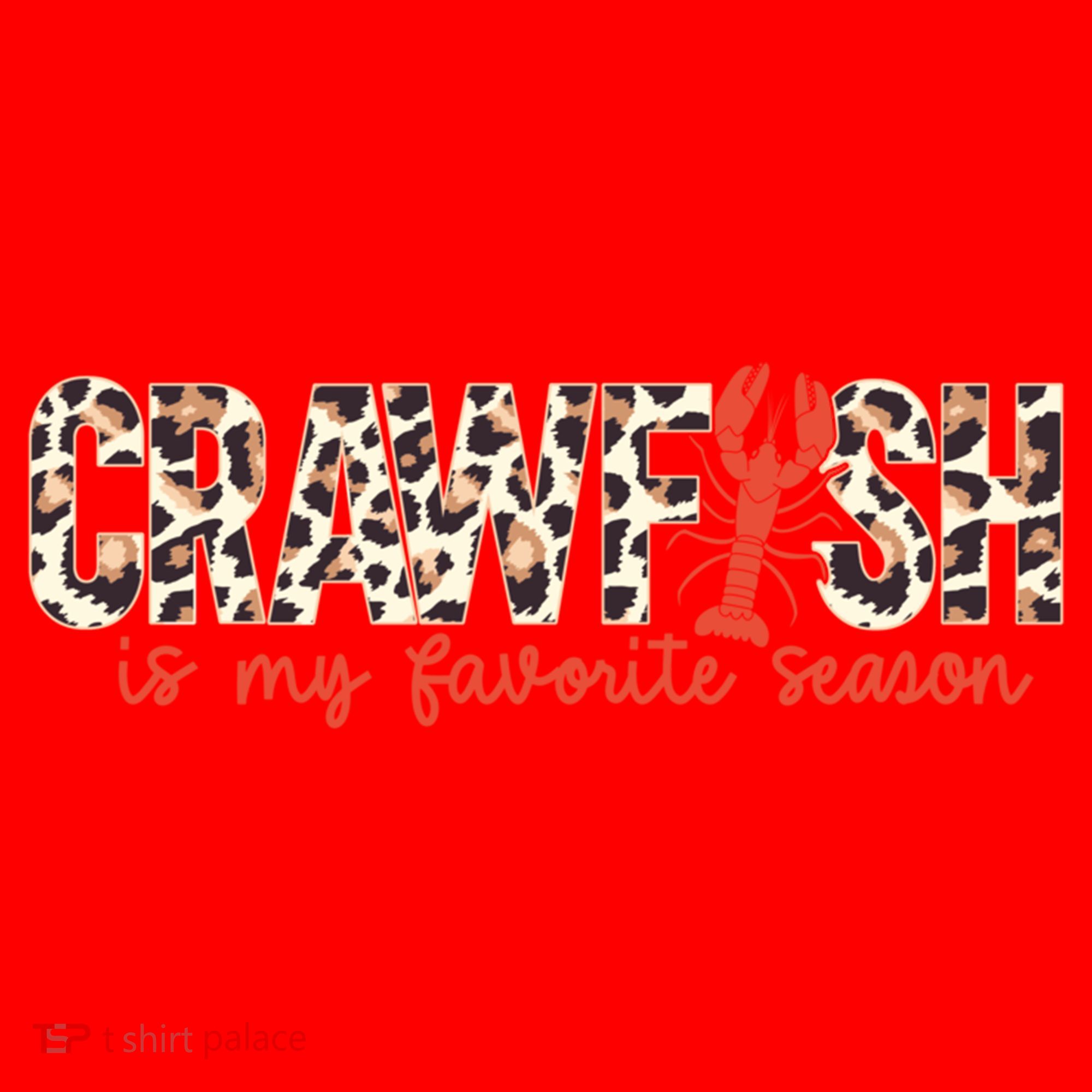 Crawfish Is My Favorite Season Cajun Leopard Lobster Gift Santa Hat