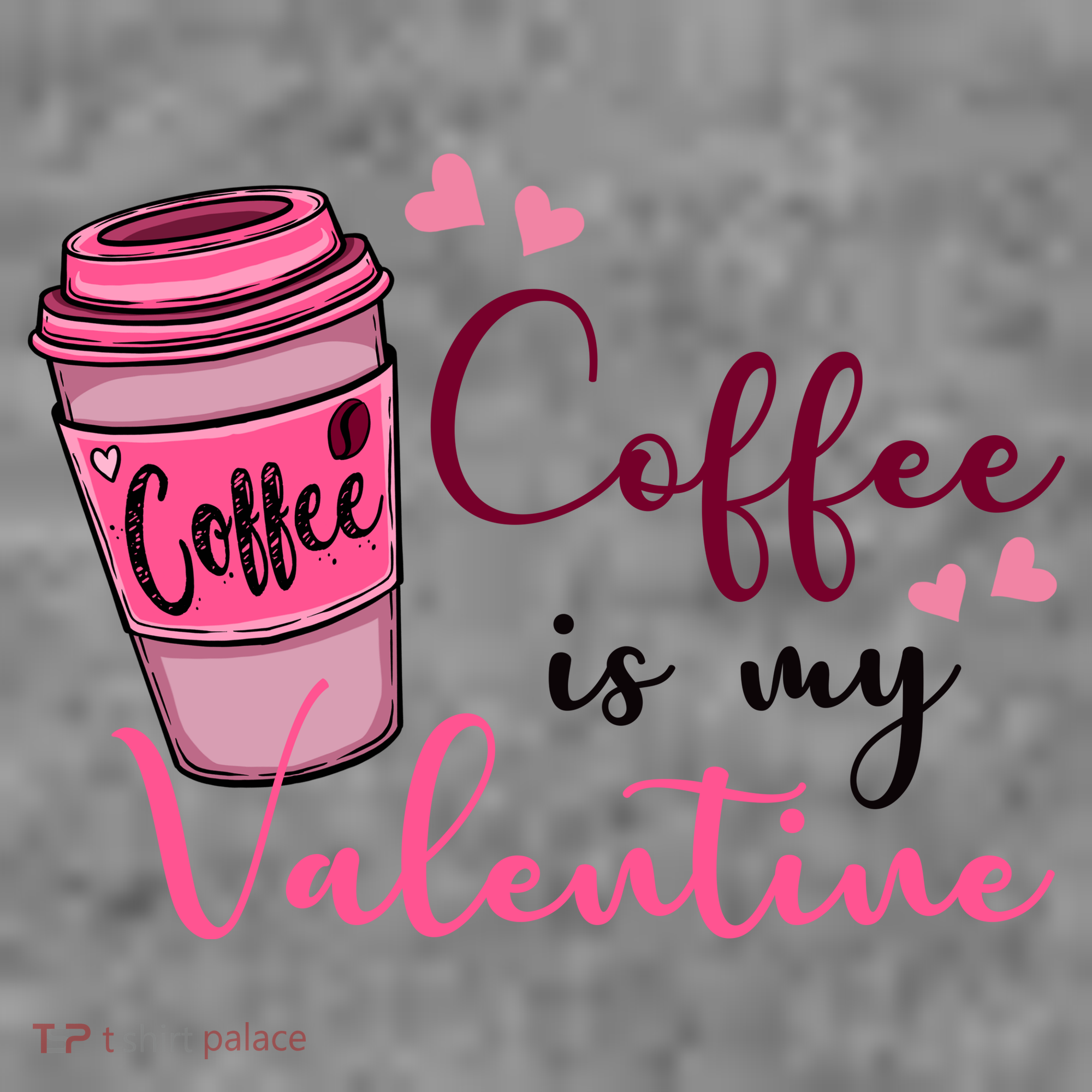Coffee Is My Valentine Cute Coffee Lover Toddler Hoodie