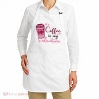 Coffee Is My Valentine Cute Coffee Lover Apron thumb 2