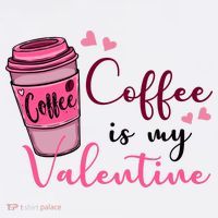 Coffee Is My Valentine Cute Coffee Lover Beanie thumb 2