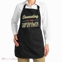 Counseling Is My Superpower School Counselor Gift Apron thumb 2