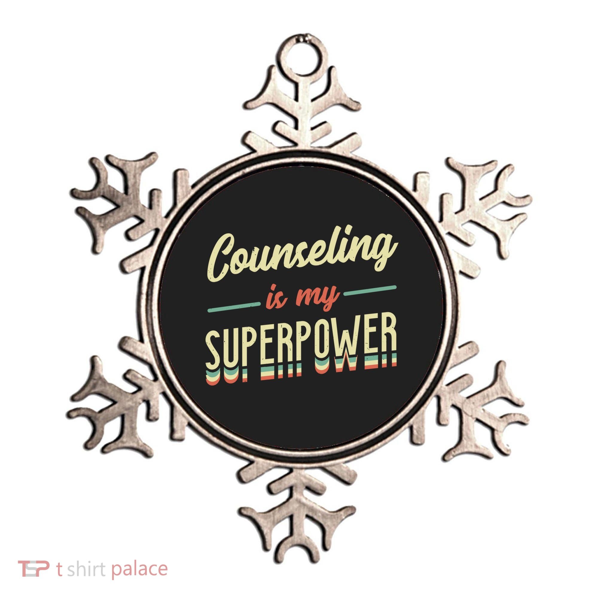 Counseling Is My Superpower School Counselor Gift Ornament