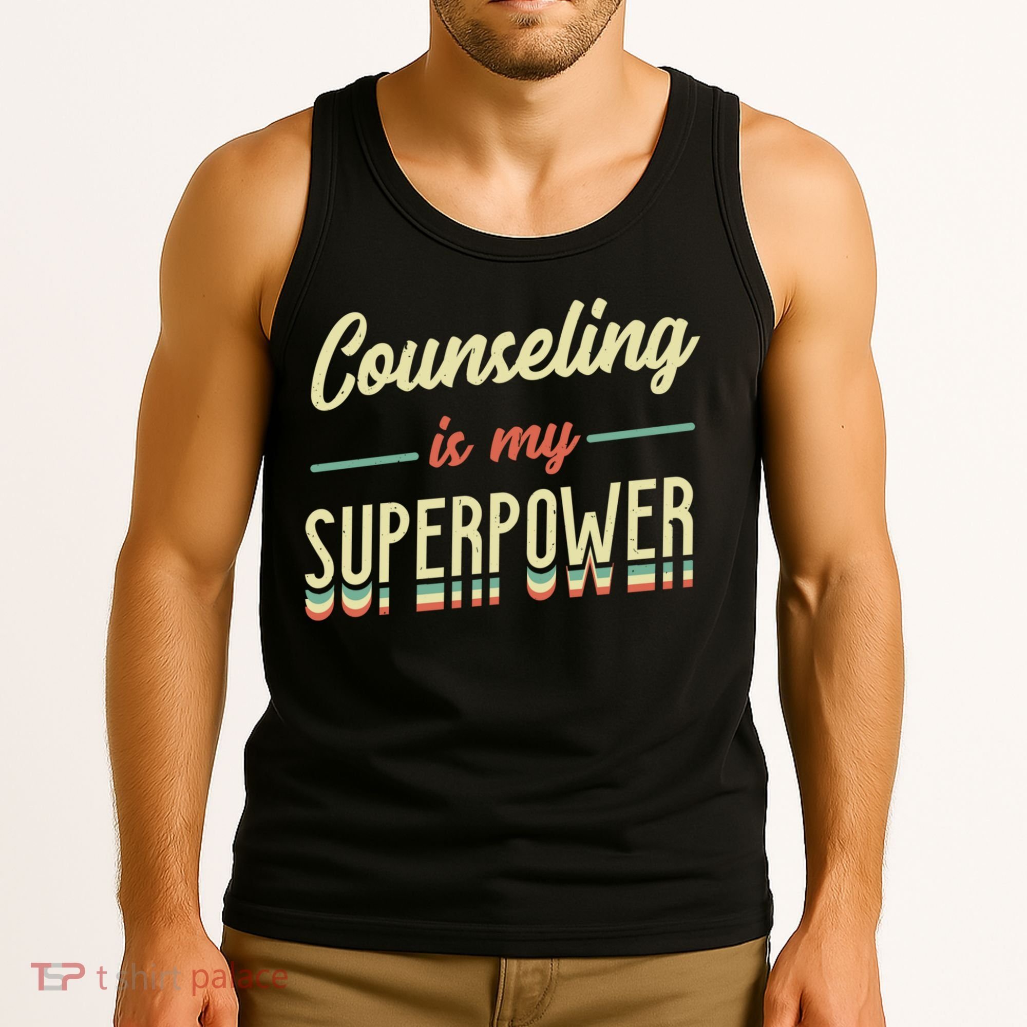 Counseling Is My Superpower School Counselor Gift Tank Top