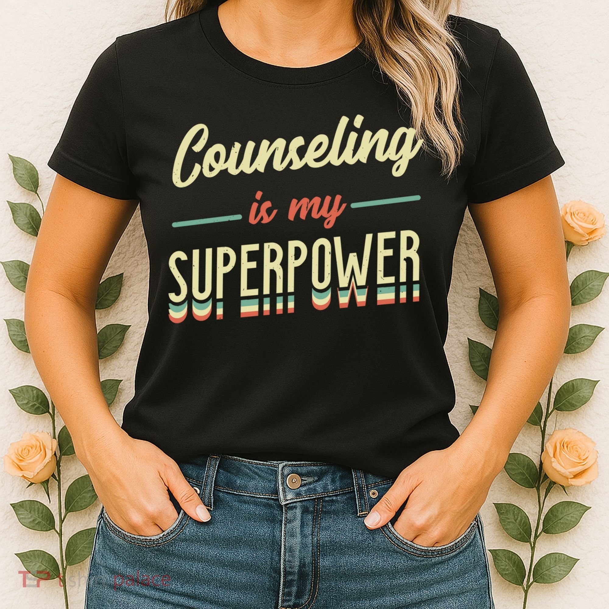 Counseling Is My Superpower School Counselor Gift Women's T-Shirt