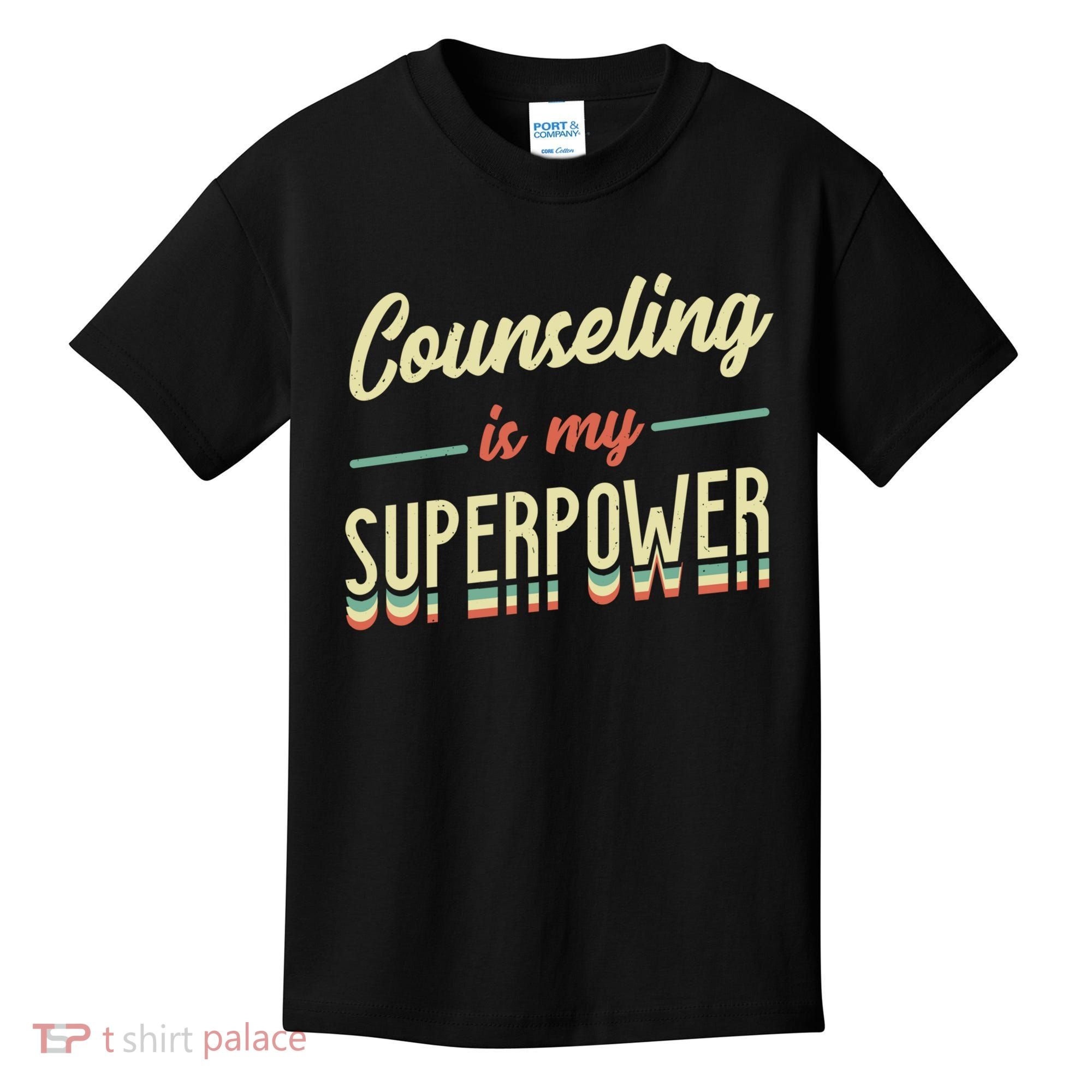 Counseling Is My Superpower School Counselor Gift Kids T-Shirt