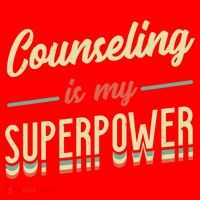 Counseling Is My Superpower School Counselor Gift Santa Hat thumb 1