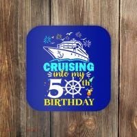 Cruising Into My 50th Birthday 50 Year Old Cruise Birthday Coaster thumb 0