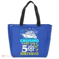 Cruising Into My 50th Birthday 50 Year Old Cruise Birthday Tote Bag thumb 0