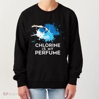 Chlorine Is My Perfume Swimming Great Gift Women's Sweatshirt thumb 0