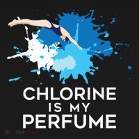 Chlorine Is My Perfume Swimming Great Gift Backpack thumb 2