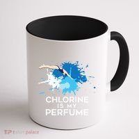Chlorine Is My Perfume Swimming Great Gift Coffee Mug thumb 1