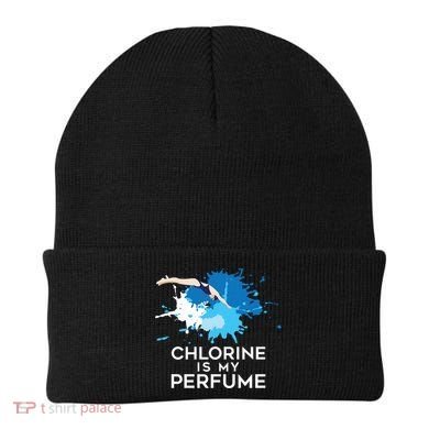 Chlorine Is My Perfume Swimming Great Gift Beanie
