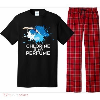 Chlorine Is My Perfume Swimming Great Gift Pajama Set
