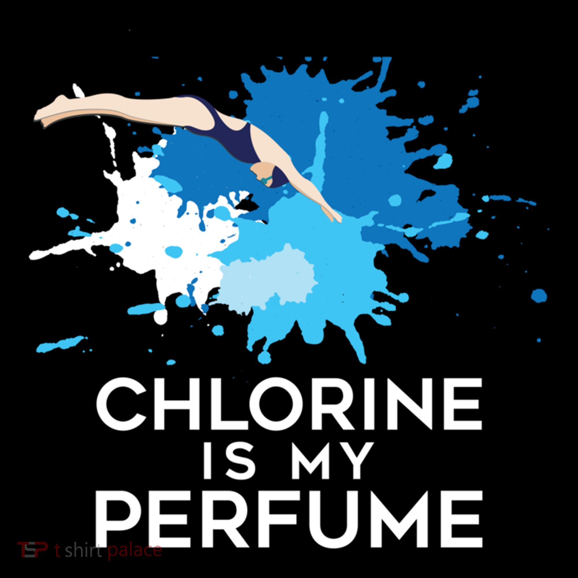 Chlorine Is My Perfume Swimming Great Gift Women's Hoodie