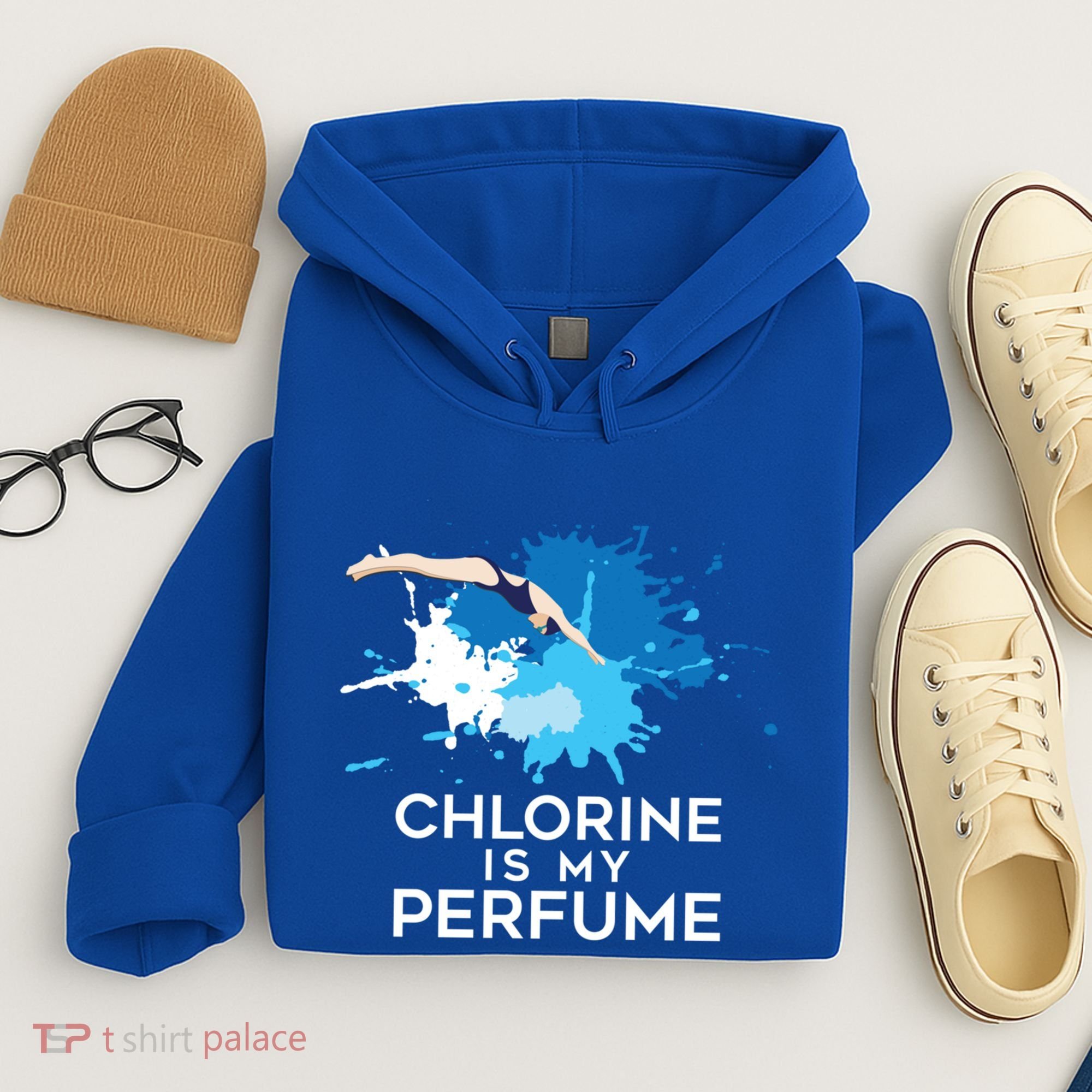 Chlorine Is My Perfume Swimming Great Gift Hoodie