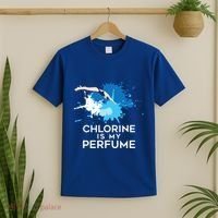 Chlorine Is My Perfume Swimming Great Gift T-Shirt thumb 2
