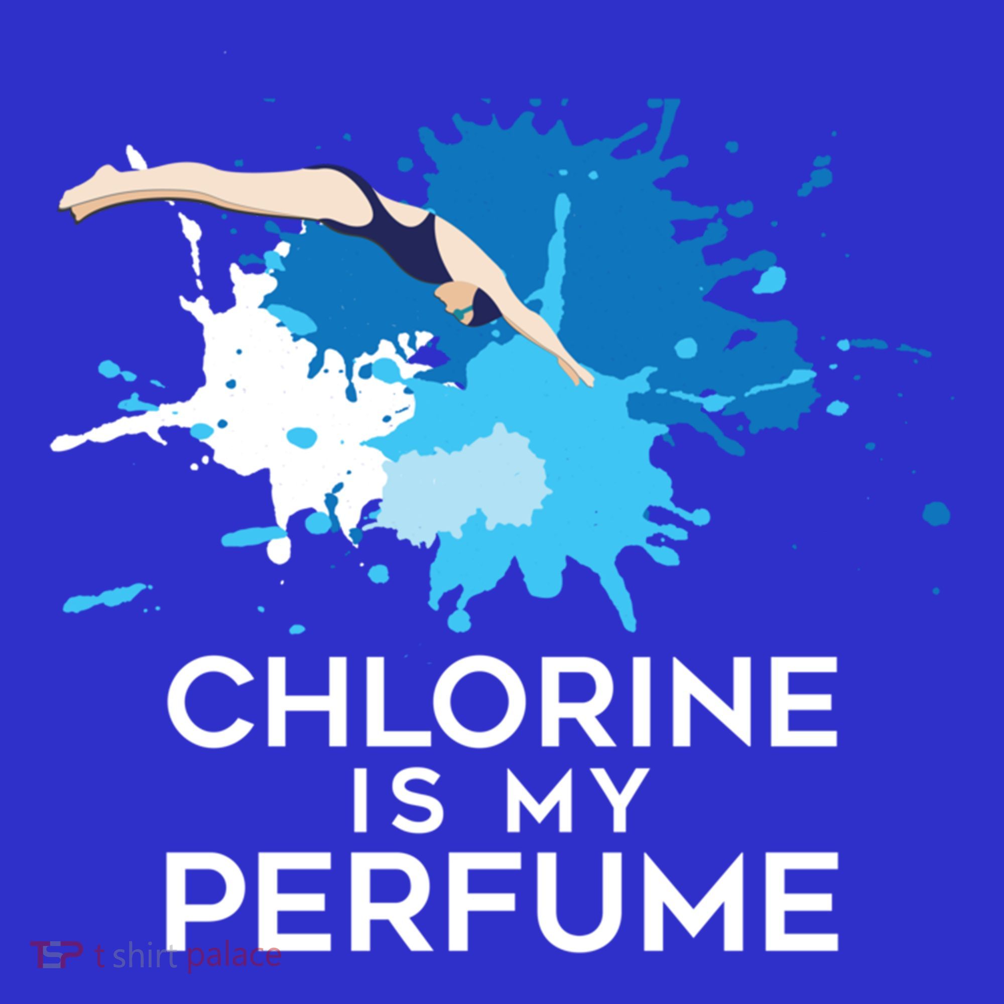Chlorine Is My Perfume Swimming Great Gift Women's Tank Top