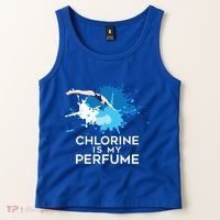 Chlorine Is My Perfume Swimming Great Gift Tank Top thumb 2