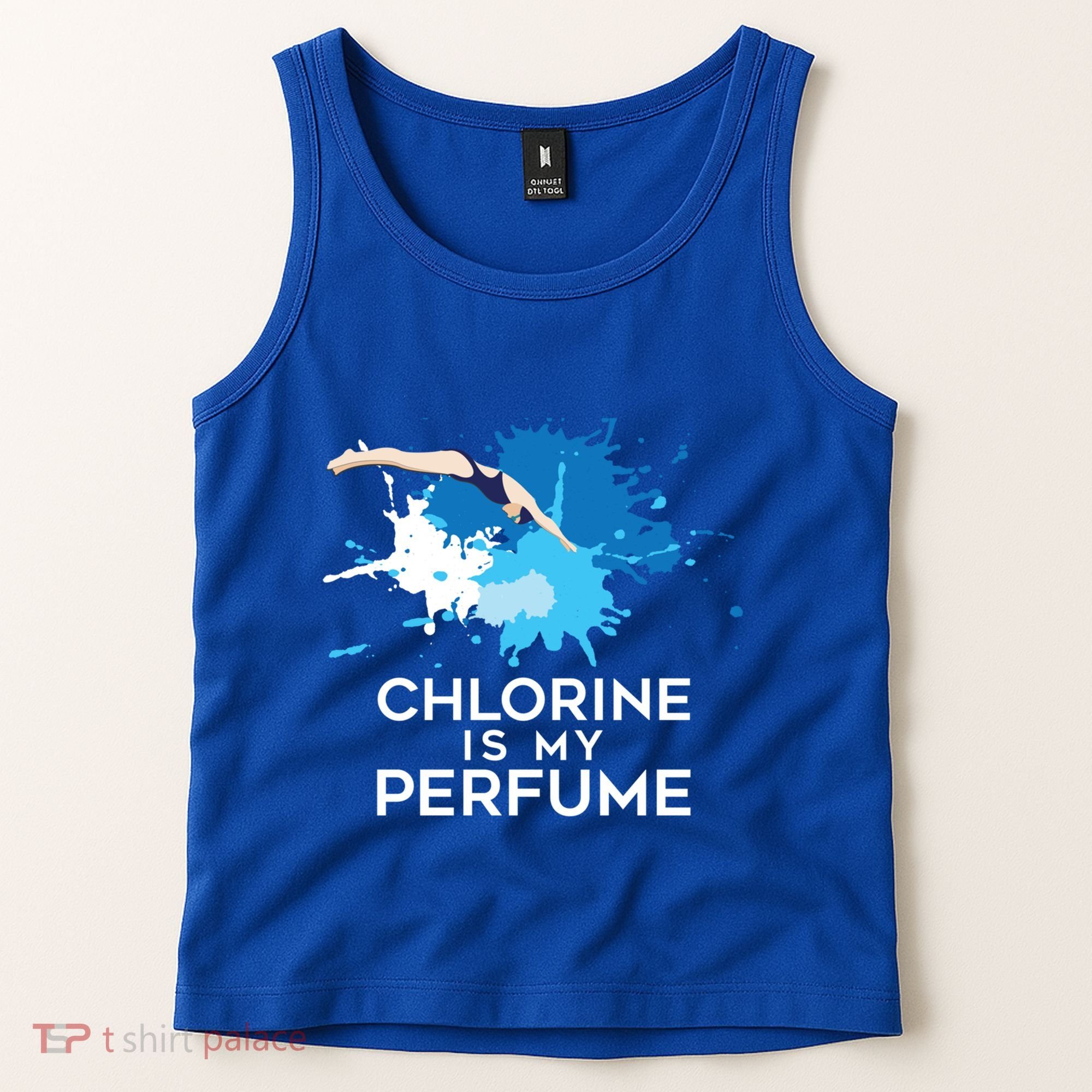 Chlorine Is My Perfume Swimming Great Gift Tank Top