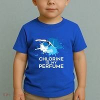 Chlorine Is My Perfume Swimming Great Gift Toddler T-Shirt thumb 2