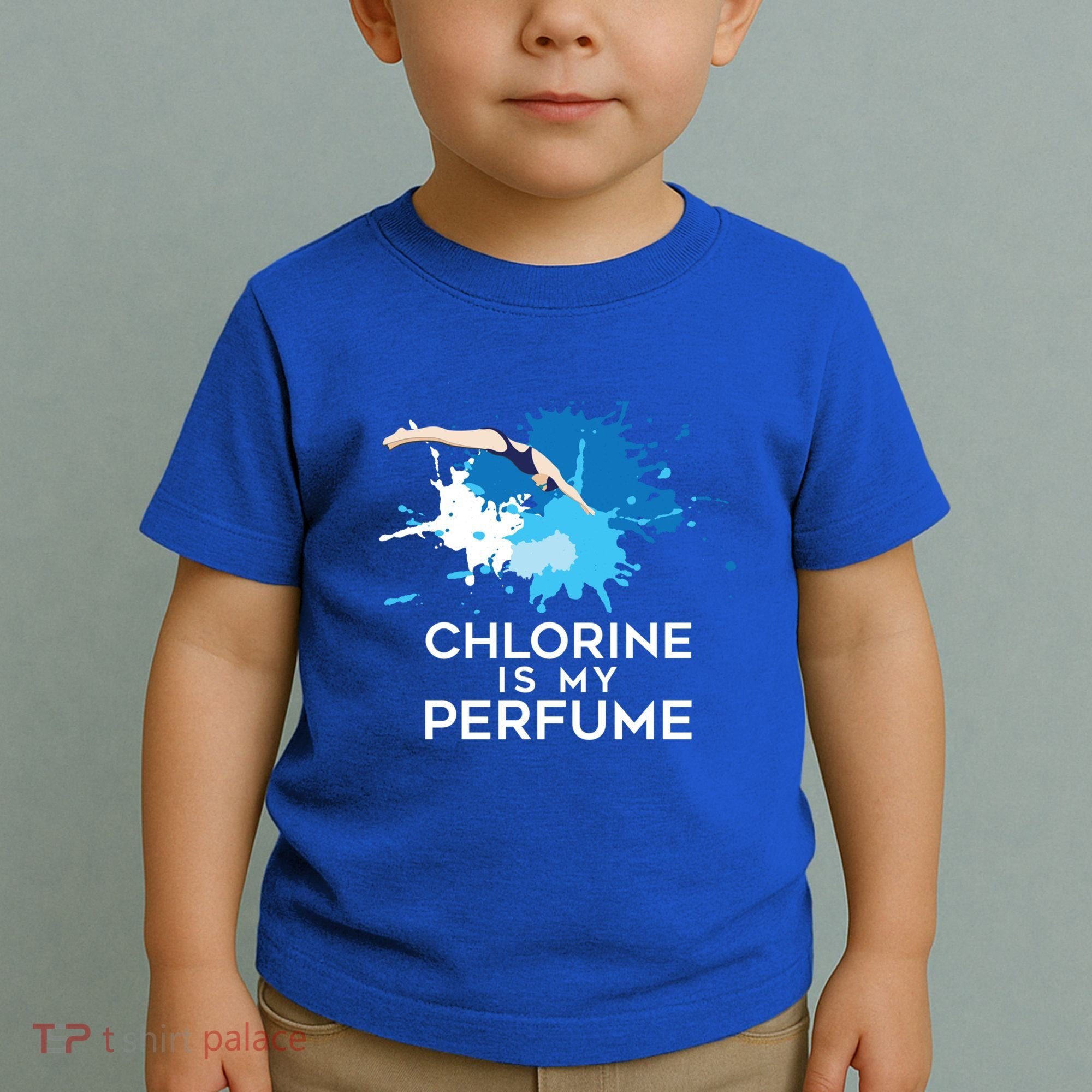 Chlorine Is My Perfume Swimming Great Gift Toddler T-Shirt