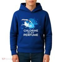 Chlorine Is My Perfume Swimming Great Gift Kids Hoodie thumb 4