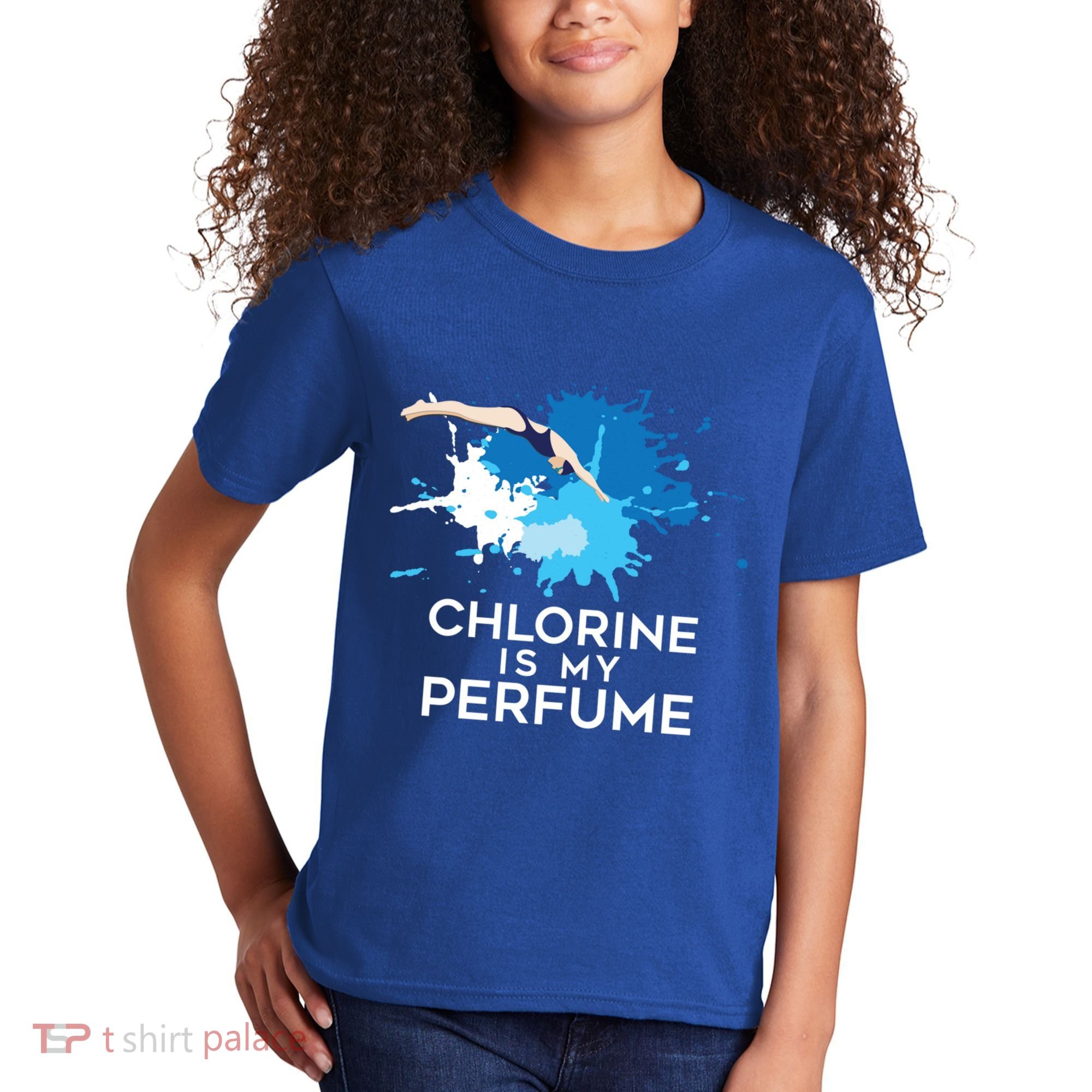 Chlorine Is My Perfume Swimming Great Gift Kids T-Shirt