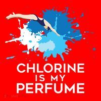 Chlorine Is My Perfume Swimming Great Gift Santa Hat thumb 1