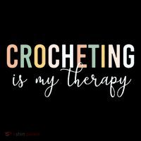 Crocheting Is My Therapy Mousepad thumb 1
