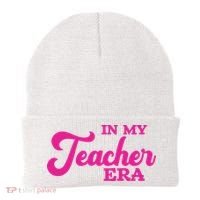Cute In My Teacher Era School Beanie thumb 0