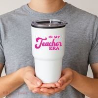 Cute In My Teacher Era School Tumbler thumb 2