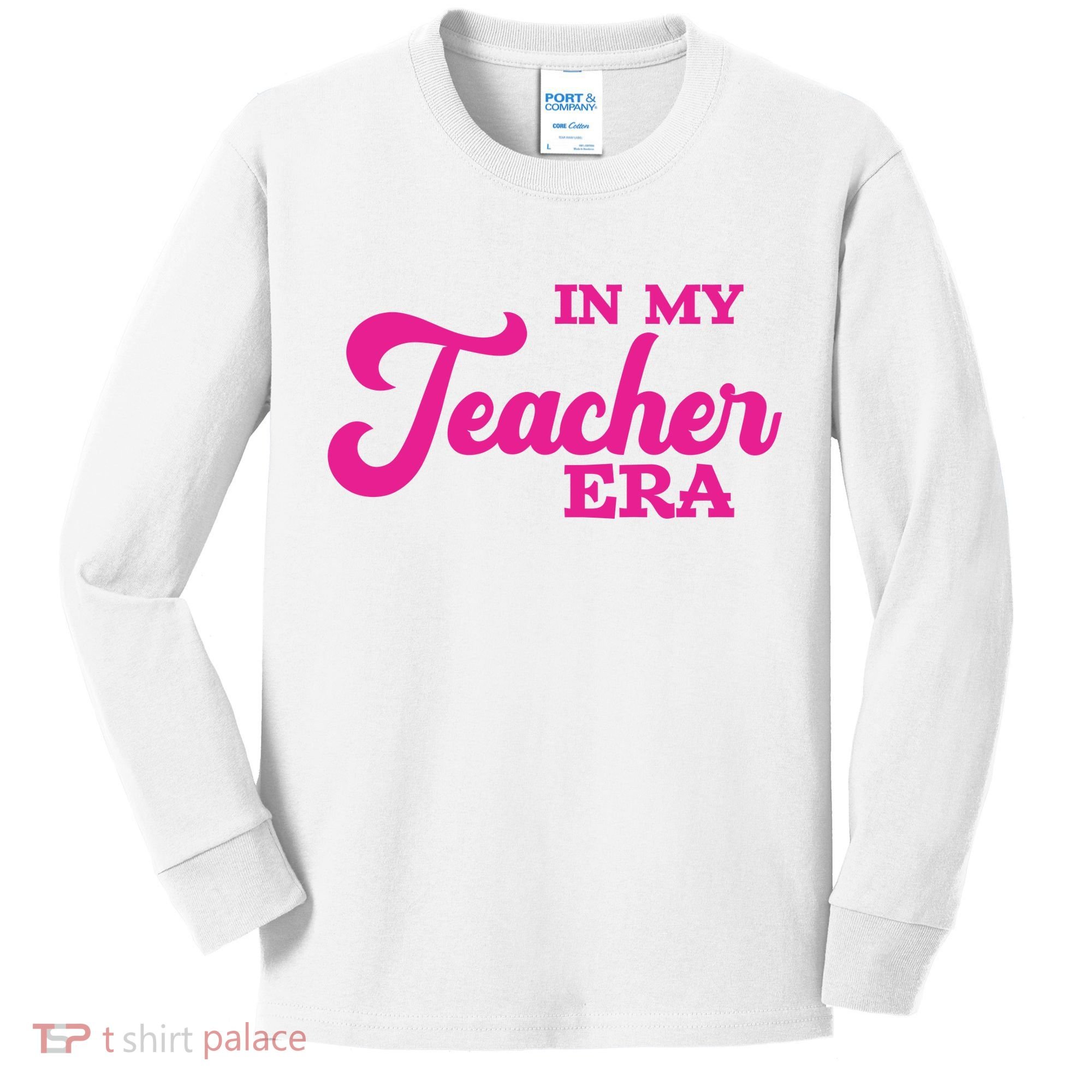 Cute In My Teacher Era School Kids Long Sleeve Shirt