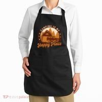 Camping Is My Happy Place Retro Apron thumb 2