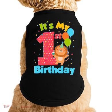 Cute It's My First 1st Birthday Doggie Tank
