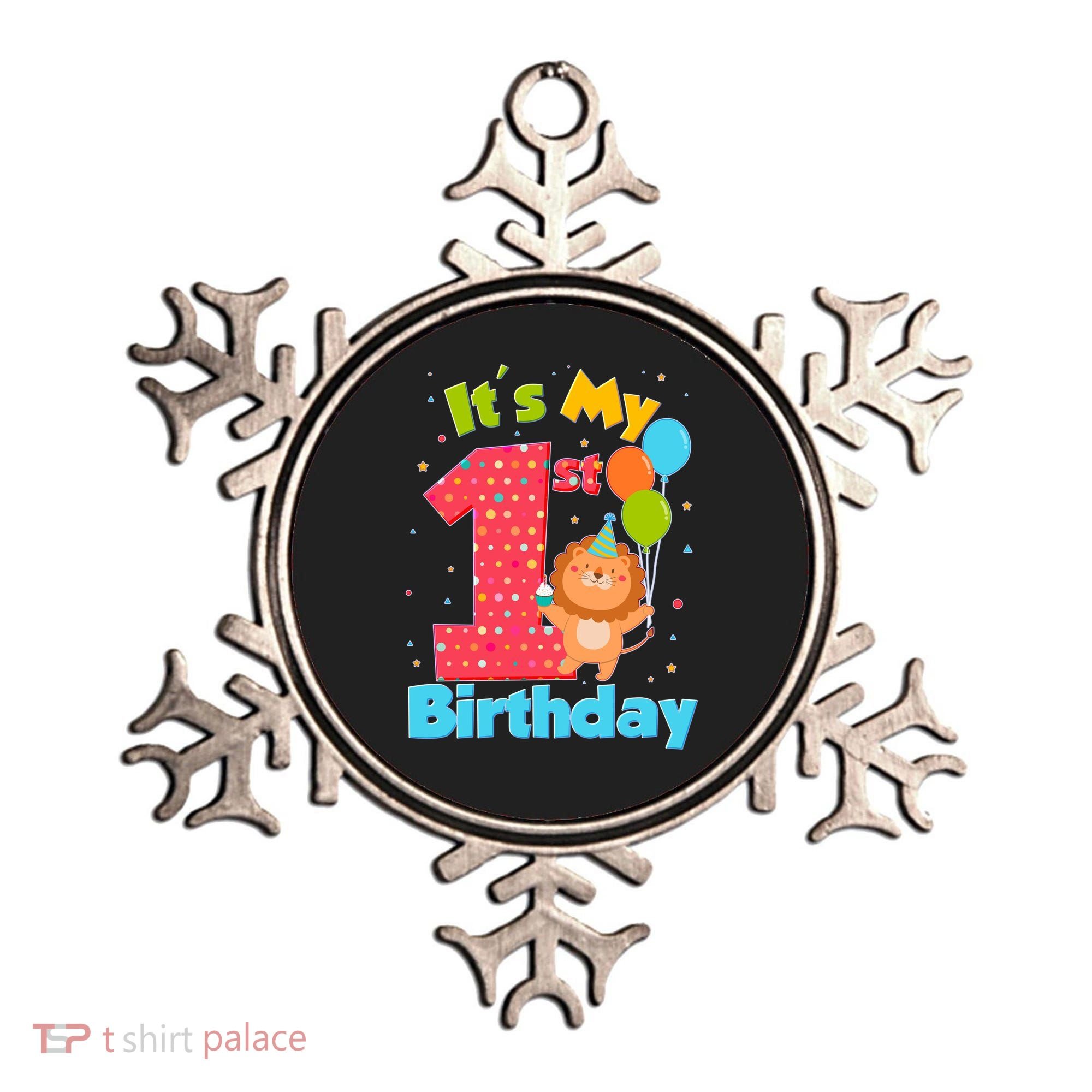 Cute It's My First 1st Birthday Ornament