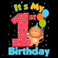 Cute It's My First 1st Birthday Ornament thumb 1