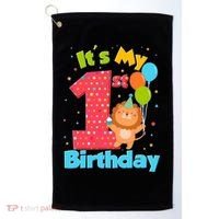 Cute It's My First 1st Birthday Golf Towel thumb 0