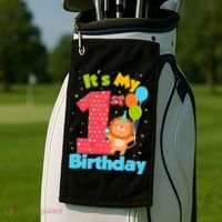 Cute It's My First 1st Birthday Golf Towel thumb 2