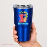Cute It's My First 1st Birthday Tumbler thumb 2