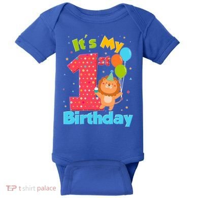 Cute It's My First 1st Birthday Baby Bodysuit